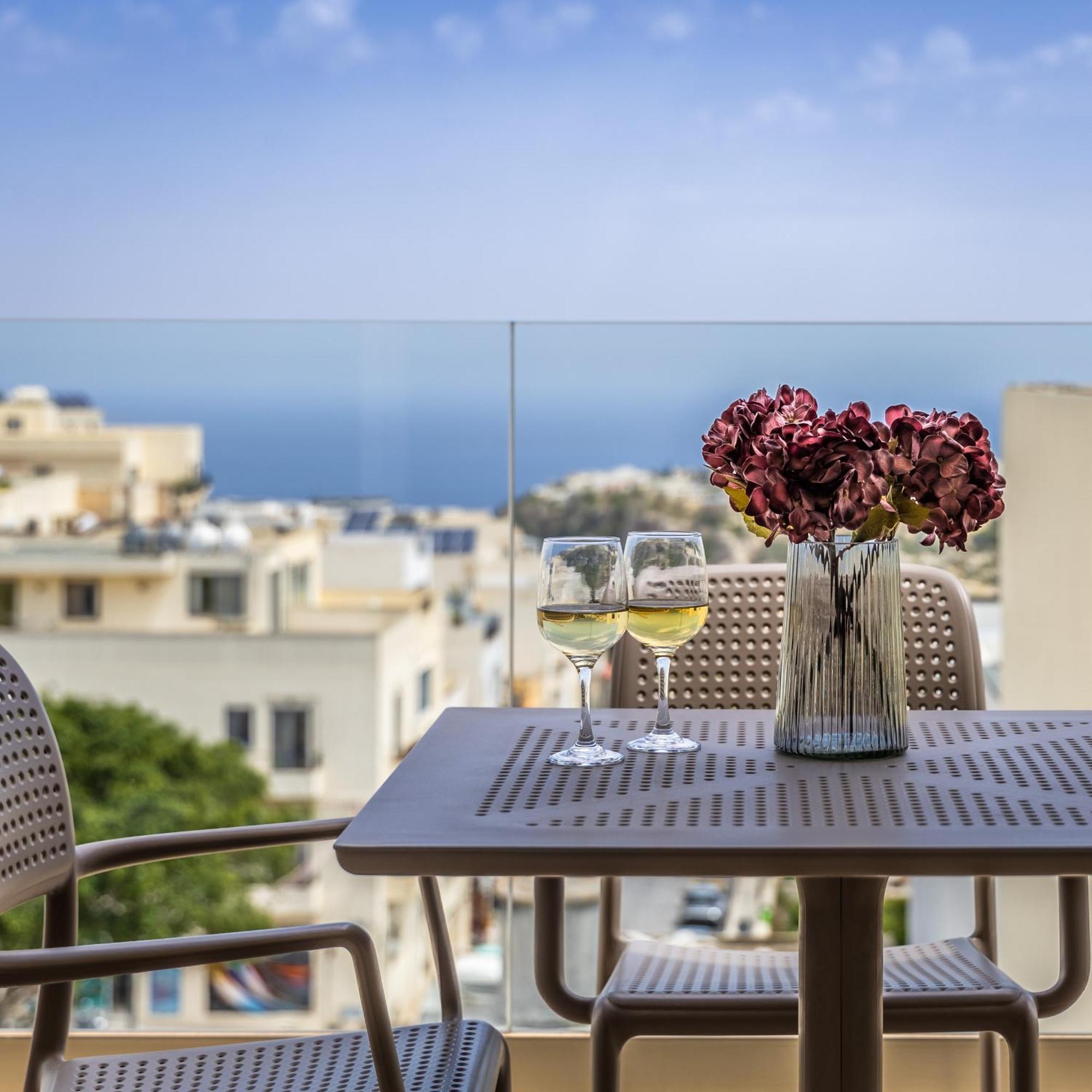 Fl5 Thelodge Amazing Views W Terrace By Homely Mellieħa Extérieur photo
